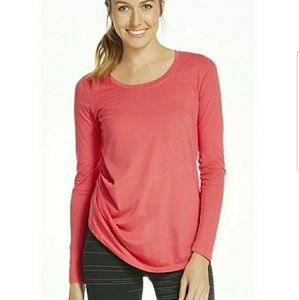 Fabletics Sz XS Layla Twist Tee Jersey Asymmetric